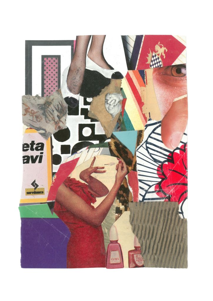 Red nails
Stefano Carbone
Collage analogico
148 x 210	 mm
2024