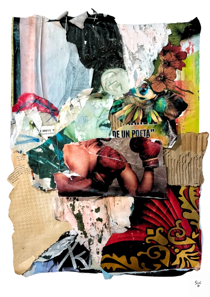 (Palabras) De un poeta
Stefano Carbone
Collage analógico
420 x 594 mm
2024